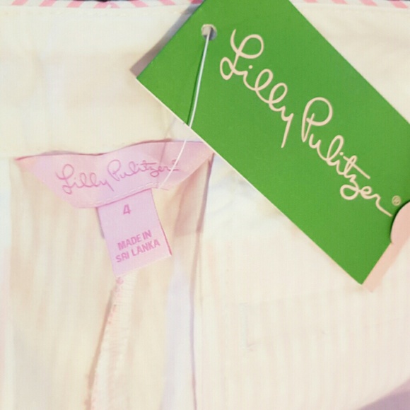 Lilly Pulitzer Shorts Callahan Party Seersucker - Picture 7 of 8